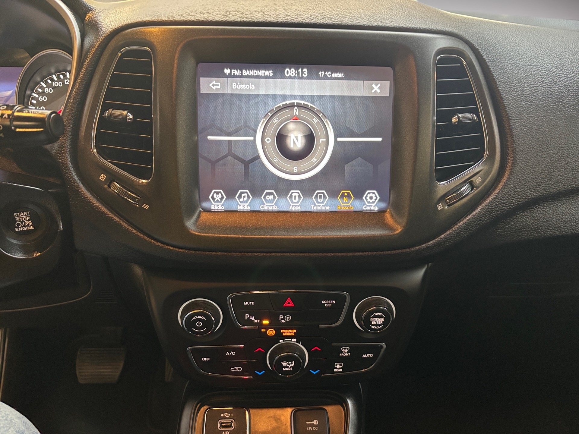 JEEP COMPASS 2.0 16V FLEX LONGITUDE AUTOMÁTICO 2020/2021 - Foto 8