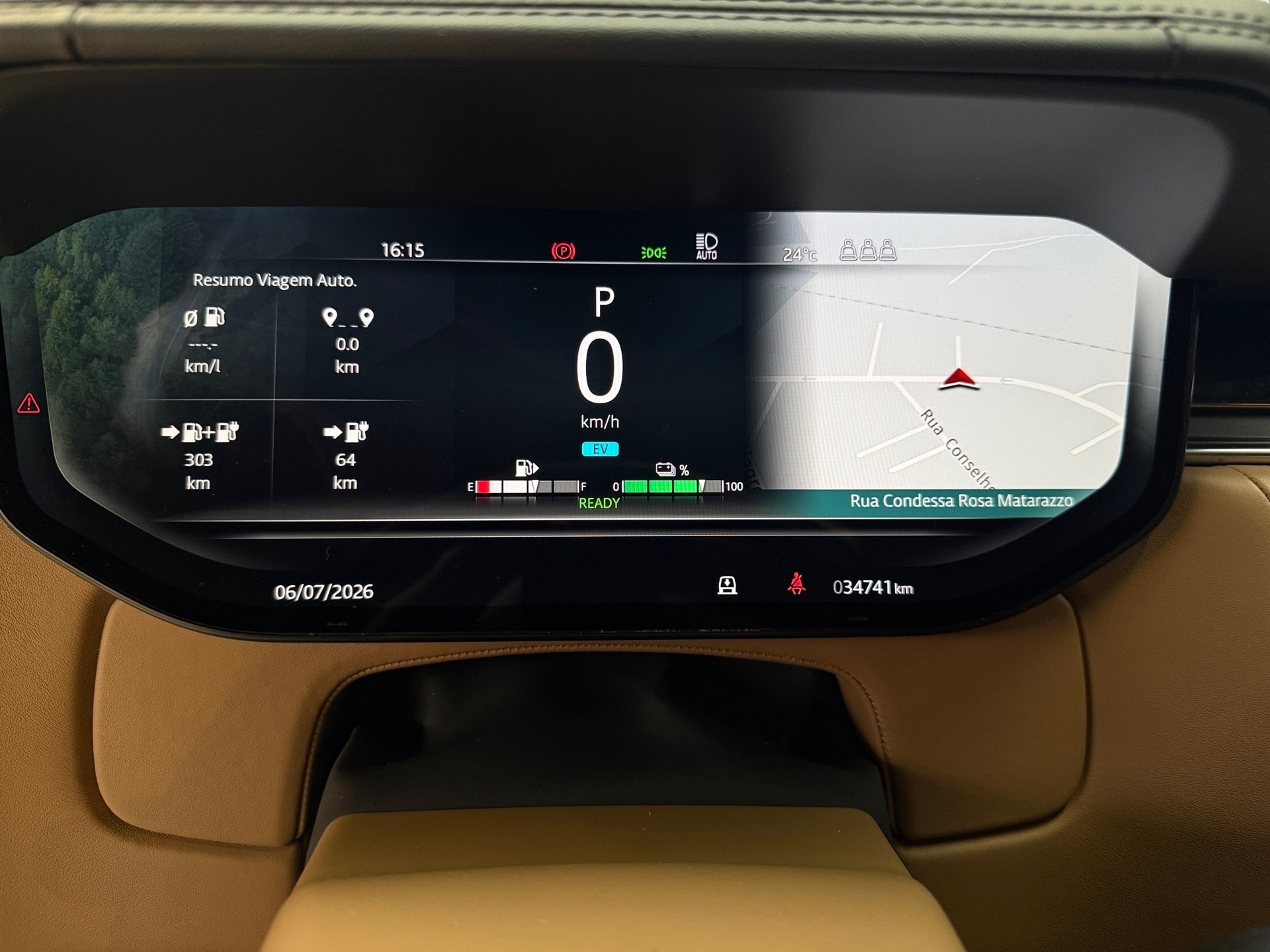 LAND ROVER RANGE ROVER 3.0 P510e PHEV AUTOBIOGRAPHY AWD AUTOMÁTICO 2023/2023 - Foto 9