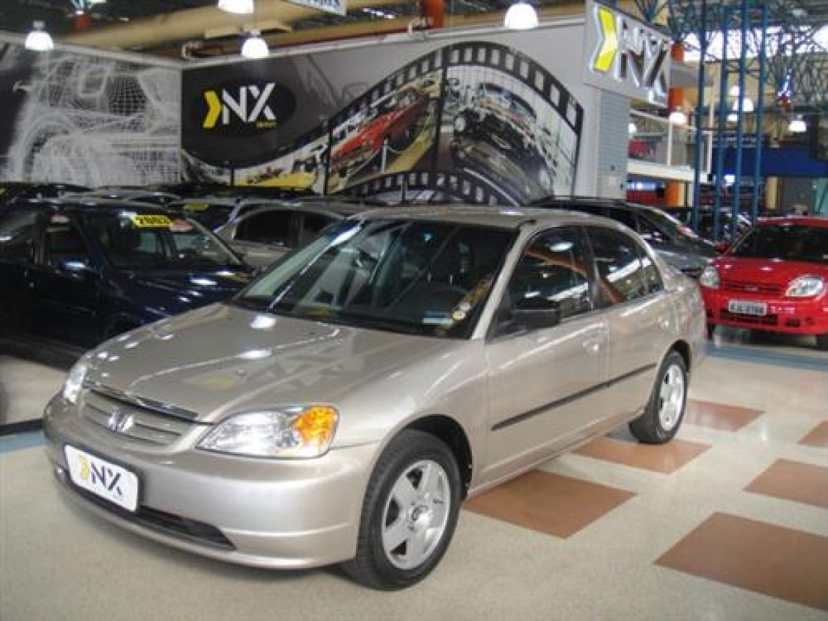 HONDA Civic 1.7 LX SEDAN 16V GASOLINA 4P MANUAL 2001/2001 NX Motors